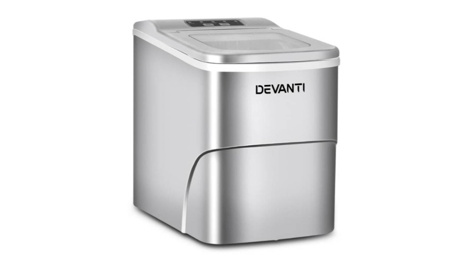 Devanti Benchtop Ice Cube Maker 2L - Silver