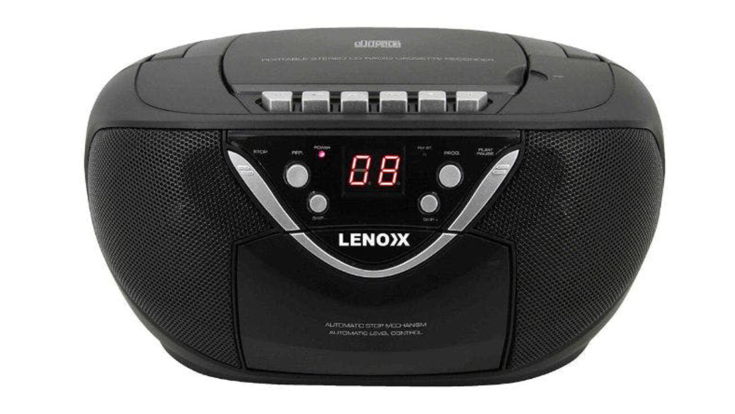 Lenoxx Portable CD/Cassette Player with AM/FM Radio