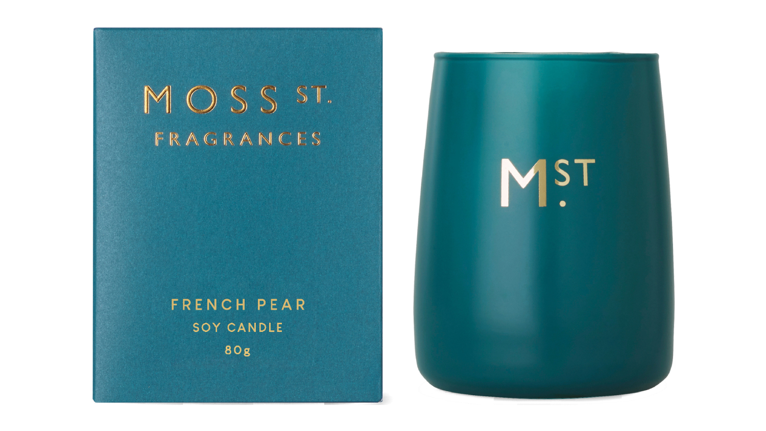 Moss St. 80g Scented Soy Candle - French Pear