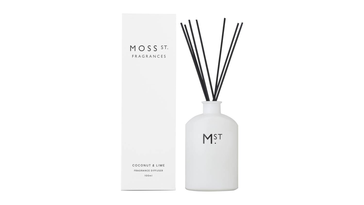 Moss St. 100ml Reed Diffuser - Coconut & Lime