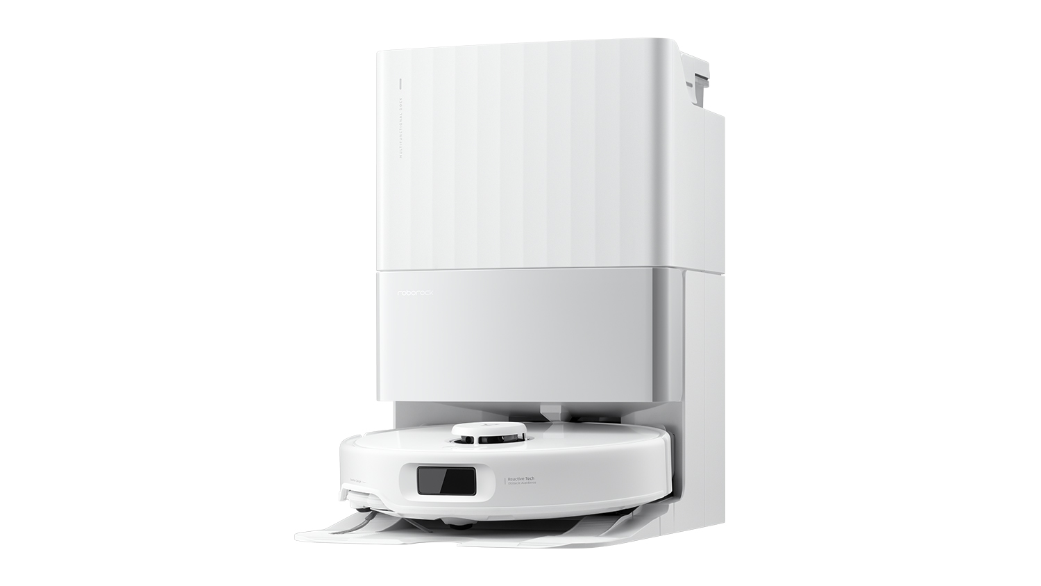 Roborock Qrevo EdgeC Robotic Vacuum & Mop with Multifunctional Docking Station - White (RR-QREC02-03)