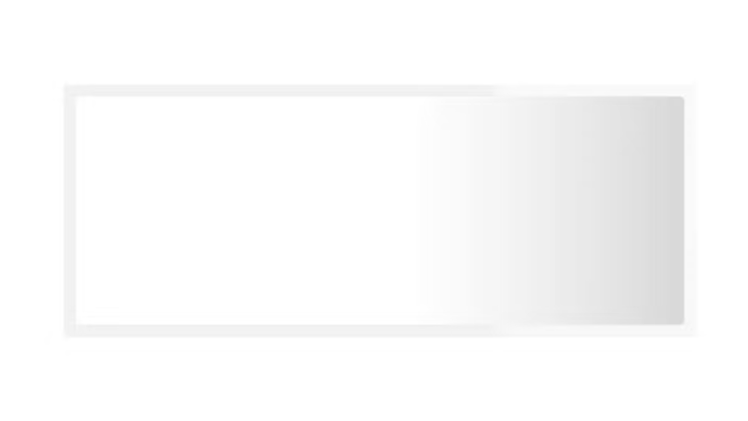 NNEVL LED Backlit Bathroom Mirror in 100 x 8.5 x 37cm