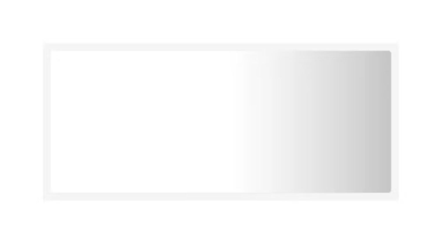 NNEVL LED Backlit Bathroom Mirror in 90 x 8.5 x 37cm