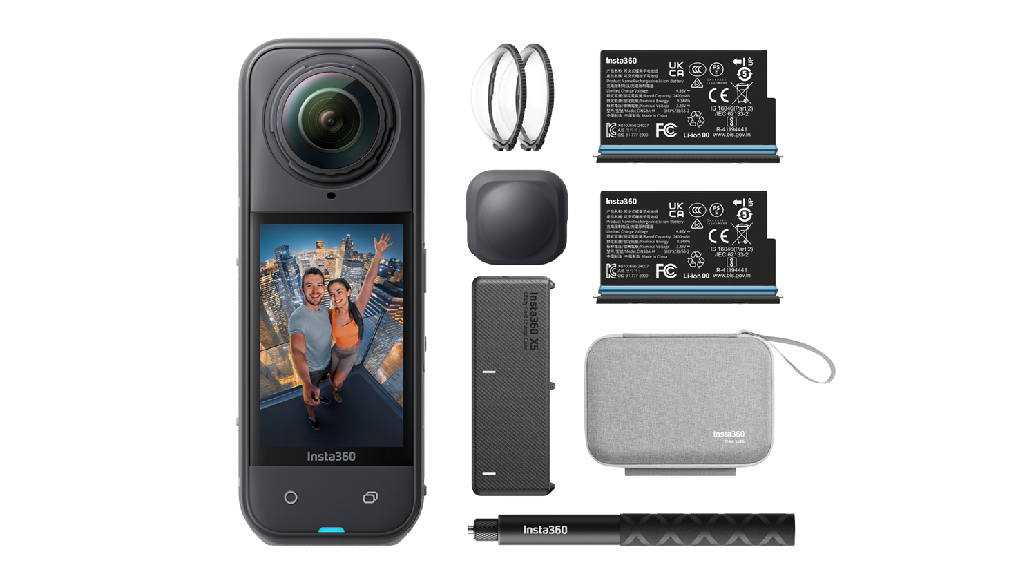 Insta360 X5 360 8K Action Camera - Black (Essentials Bundle)