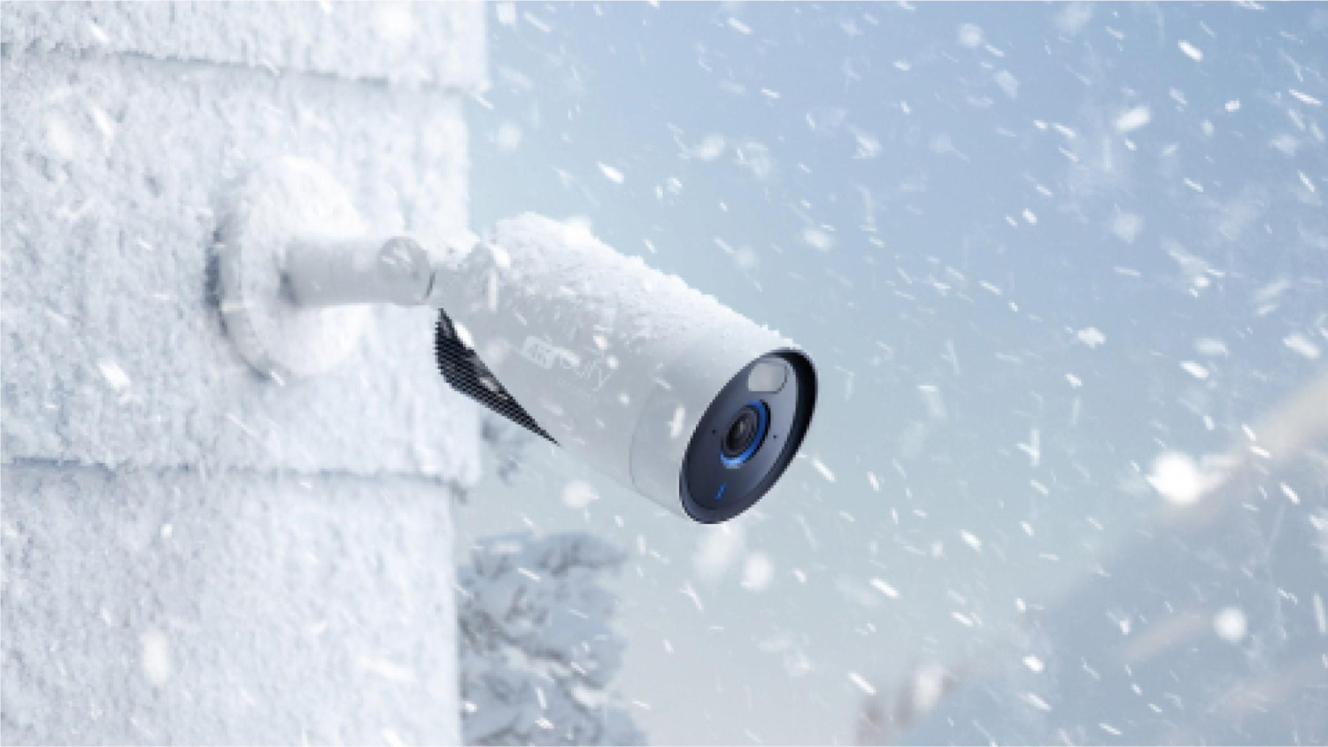 Eufy Cam Pro E330 4K Outdoor Wired Smart Security Camera - 4 Pack with HomeBase3 (White)