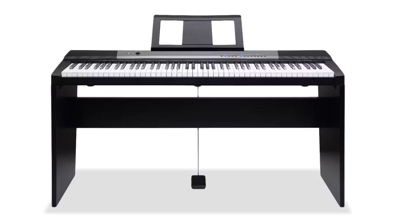 Karrera 88 Keys Electronic Keyboard with Stand - Black