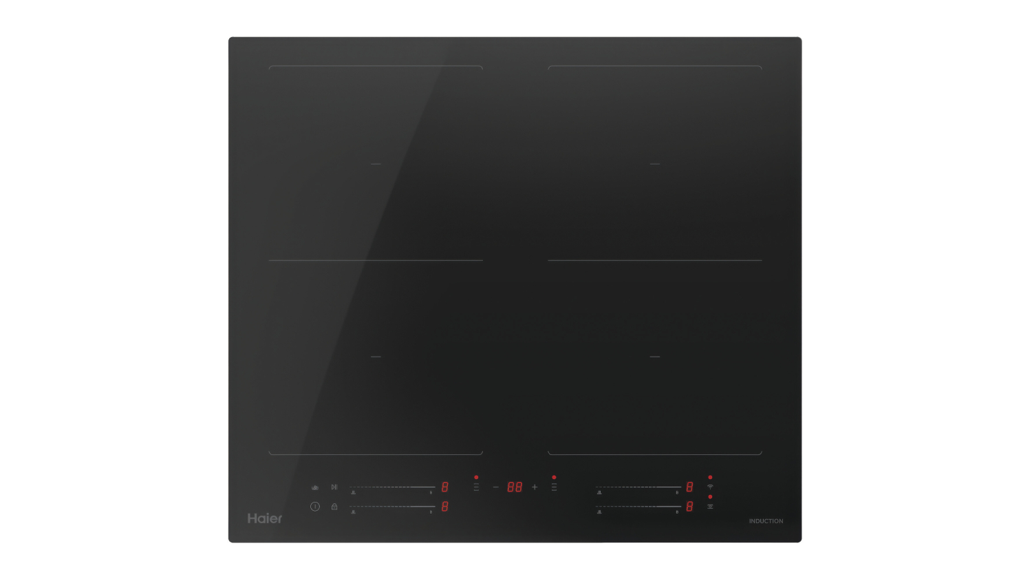 Haier 60cm 4 Zone Induction Cooktop - Black Glass (HCI604MFTB4)