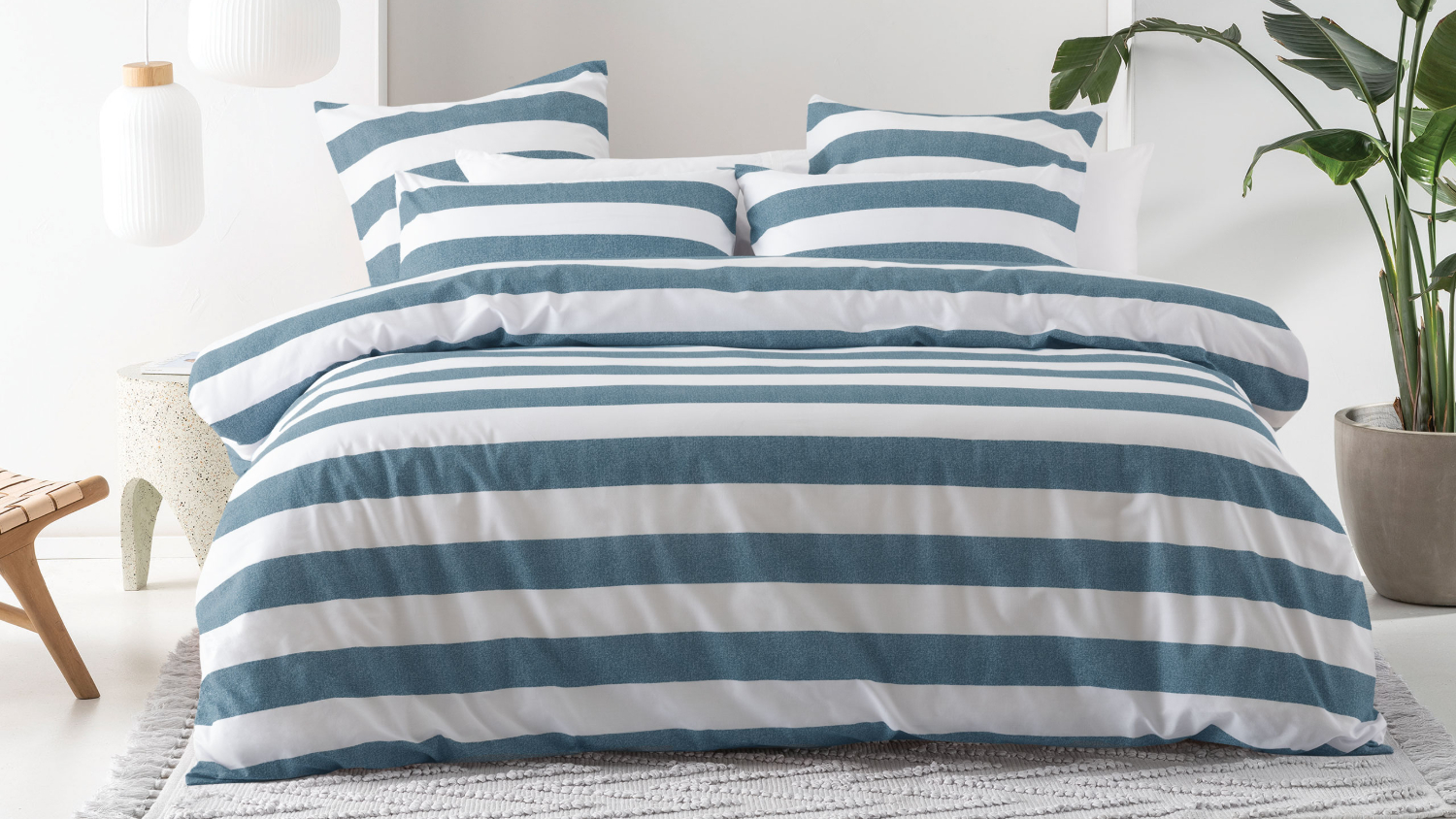 Sydney Denim Duvet Cover Set by Nu Edition