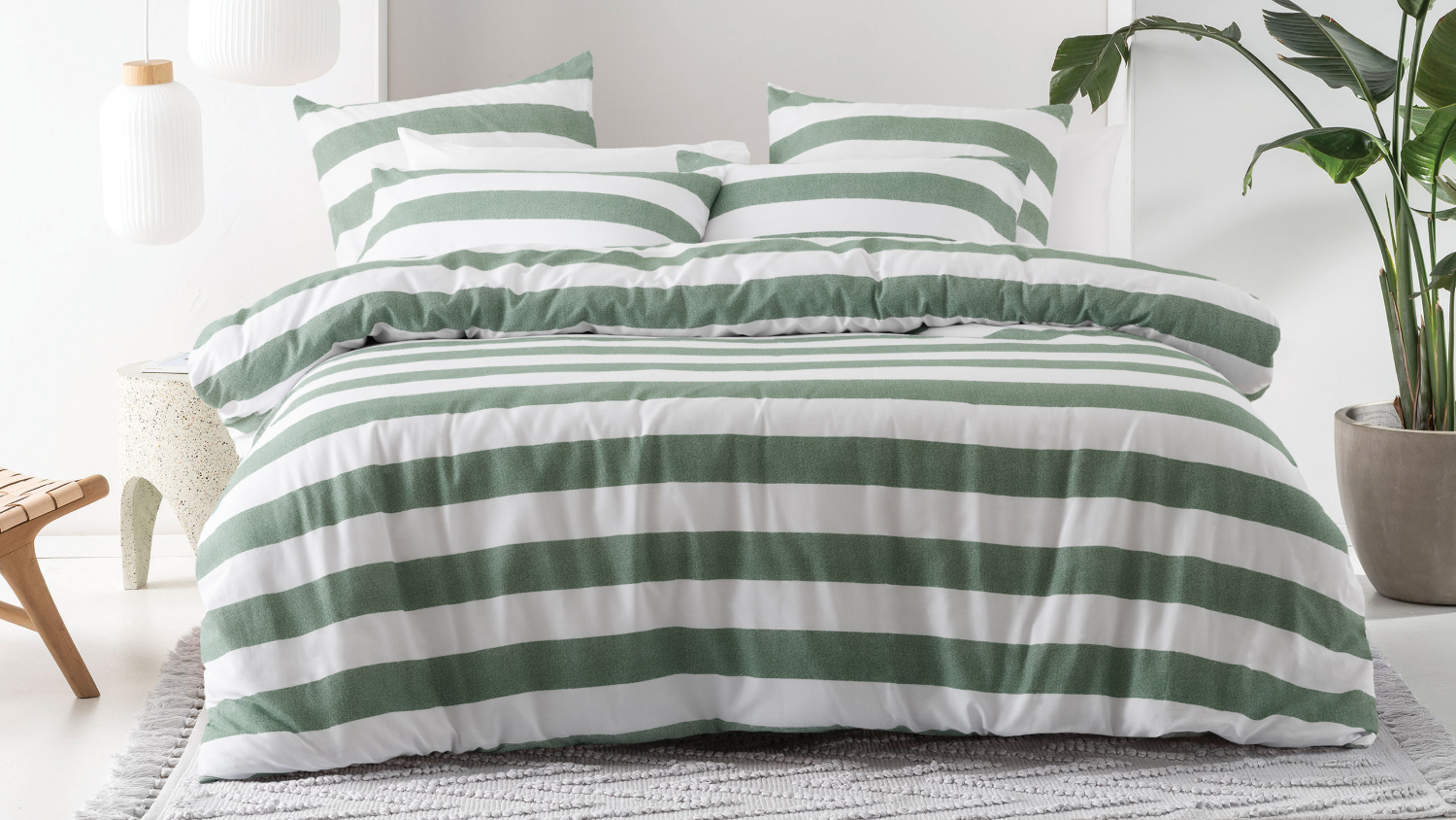 Sydney Moss Duvet Cover Set by Nu Edition
