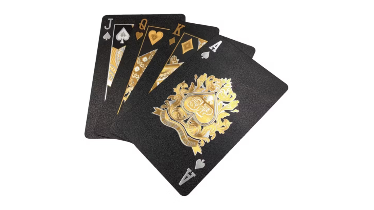 Dal Rossi Black Playing Cards