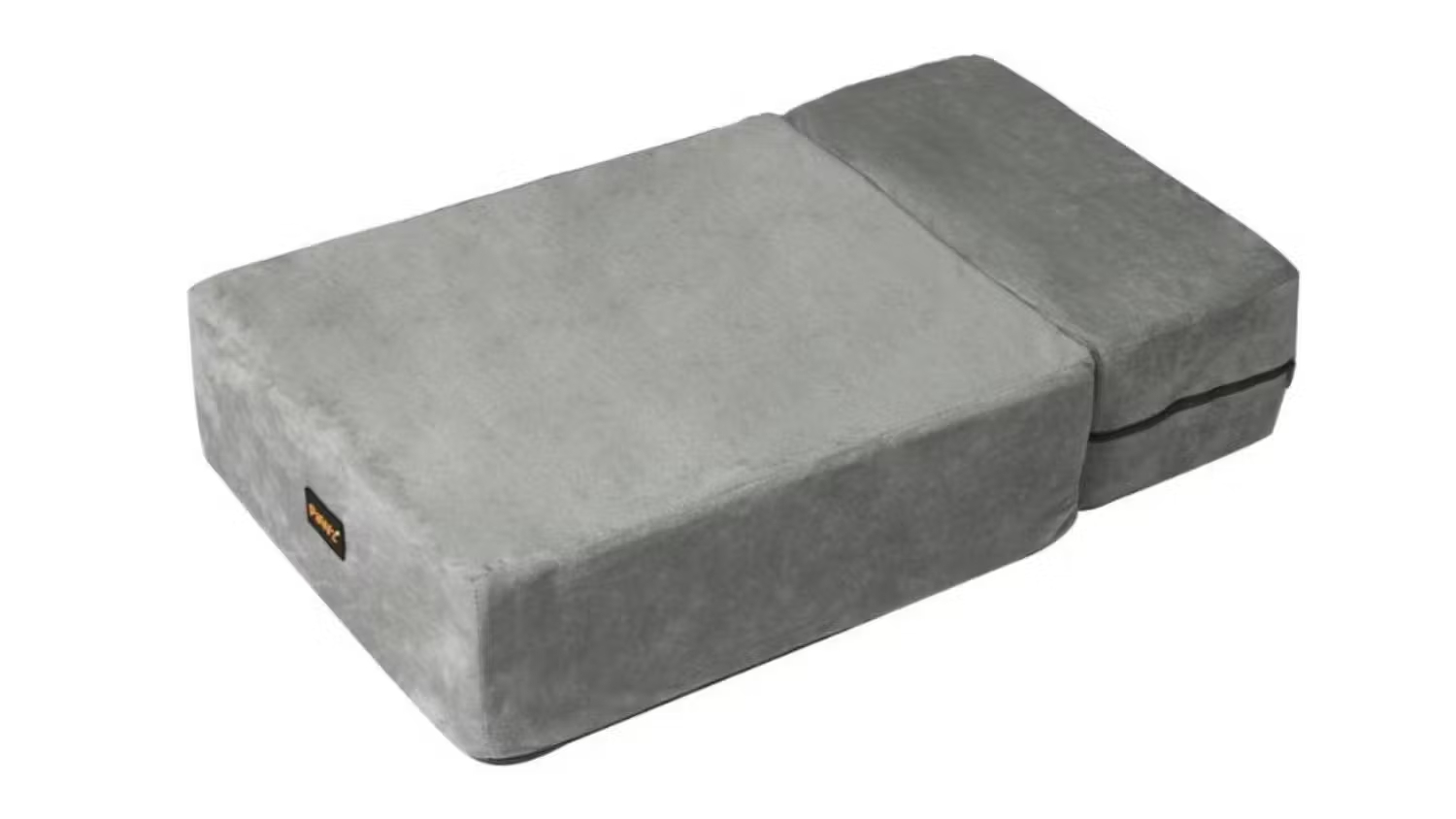 PaWz Plush Detatchable 2-Step Stairs - Light Grey