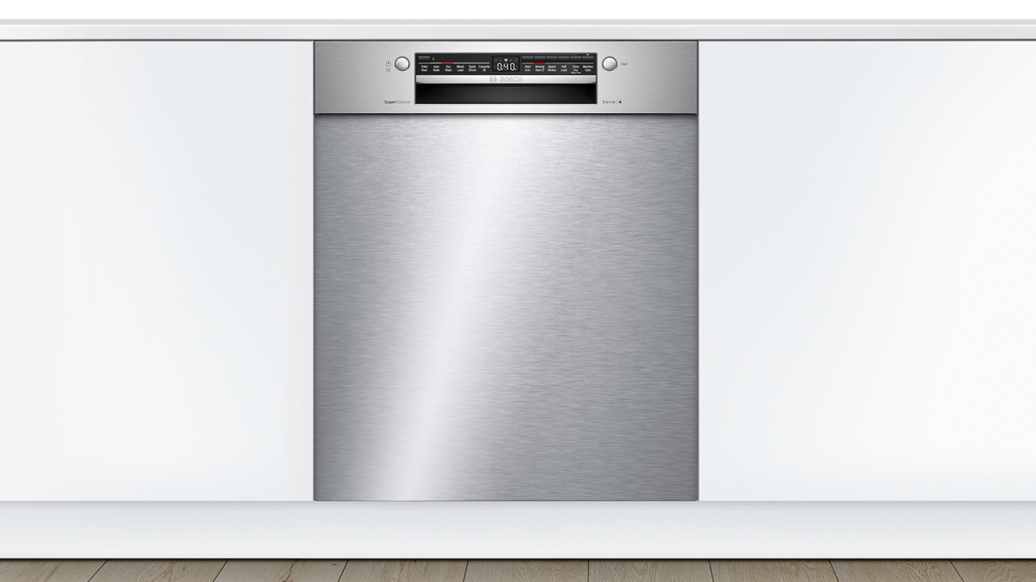 Bosch 14 Place Setting Built-Under Dishwasher - Stainless Steel (SMU4HVS01A)