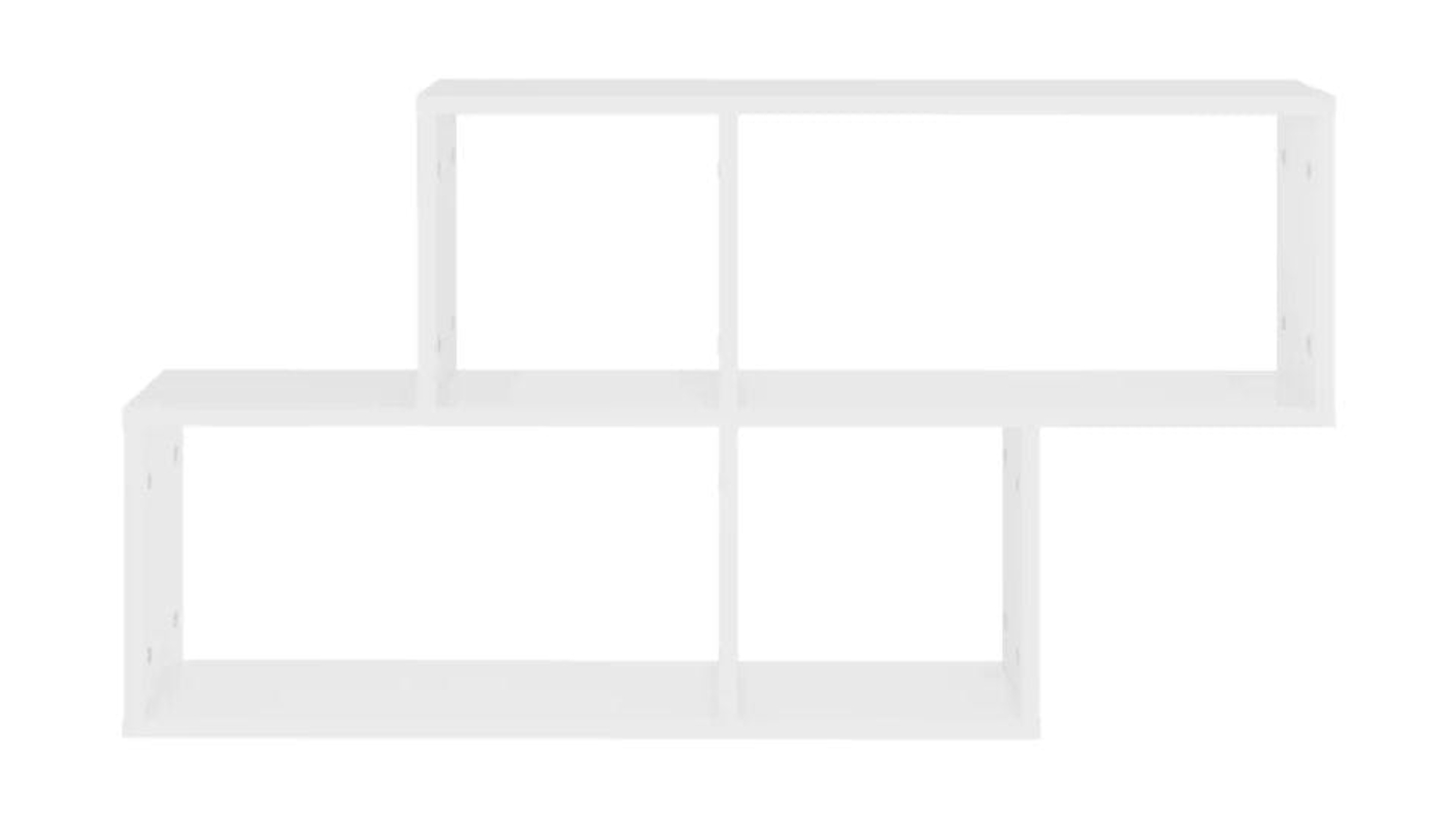 NNEVL Wall Shelves 100 x 18 x 53cm - White