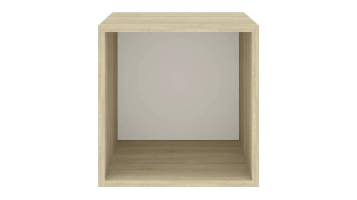 NNEVL Wall Cabinet 37 x 37 x 37cm - Sonoma Oak/White