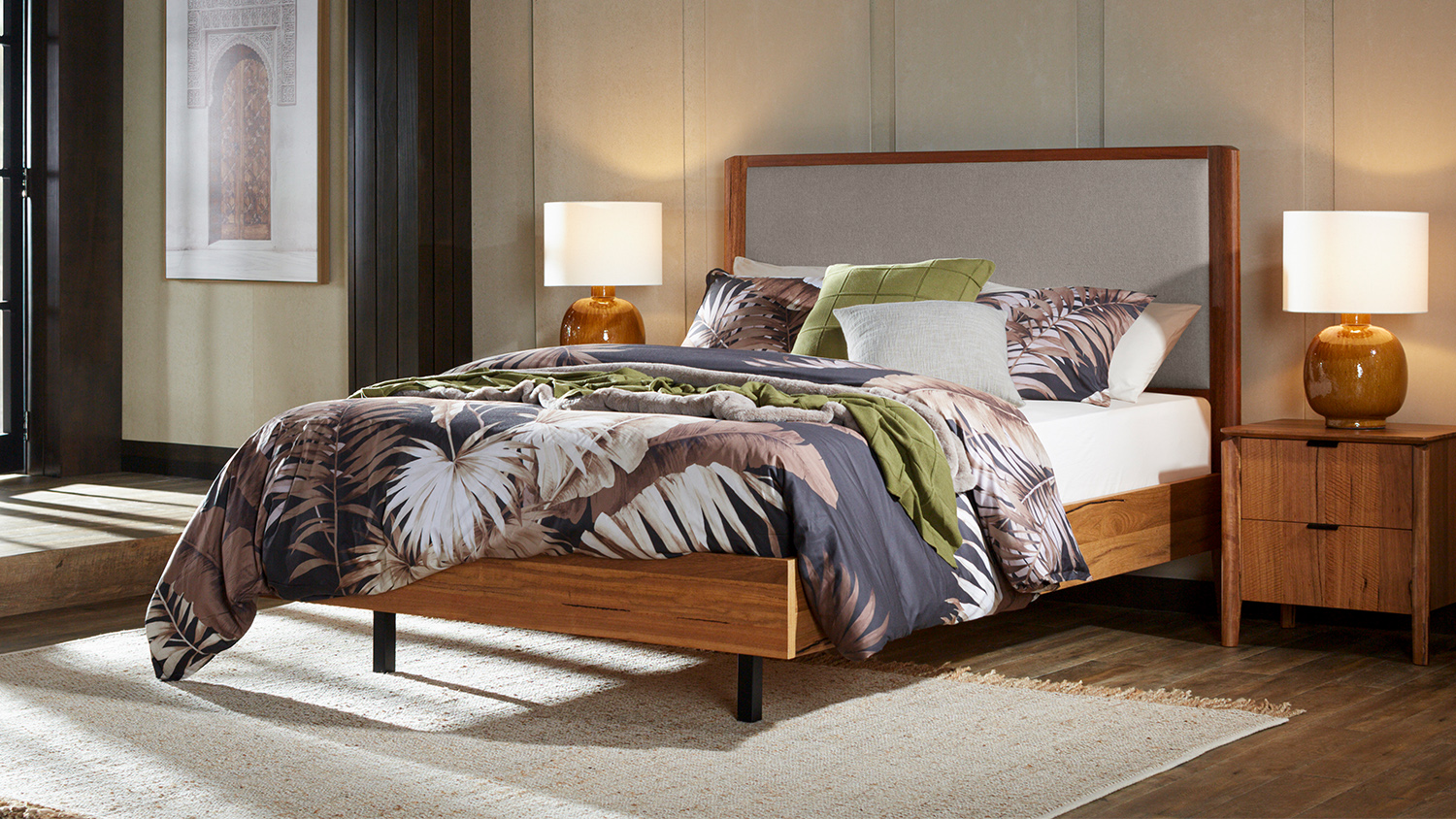 Danton Coffee Duvet Cover Set by Luxotic