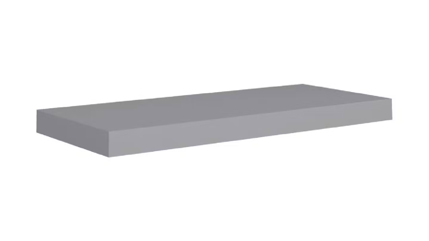 NNEVL Ledge Wall Shelves 60 x 23.5 x 3.8cm - Grey