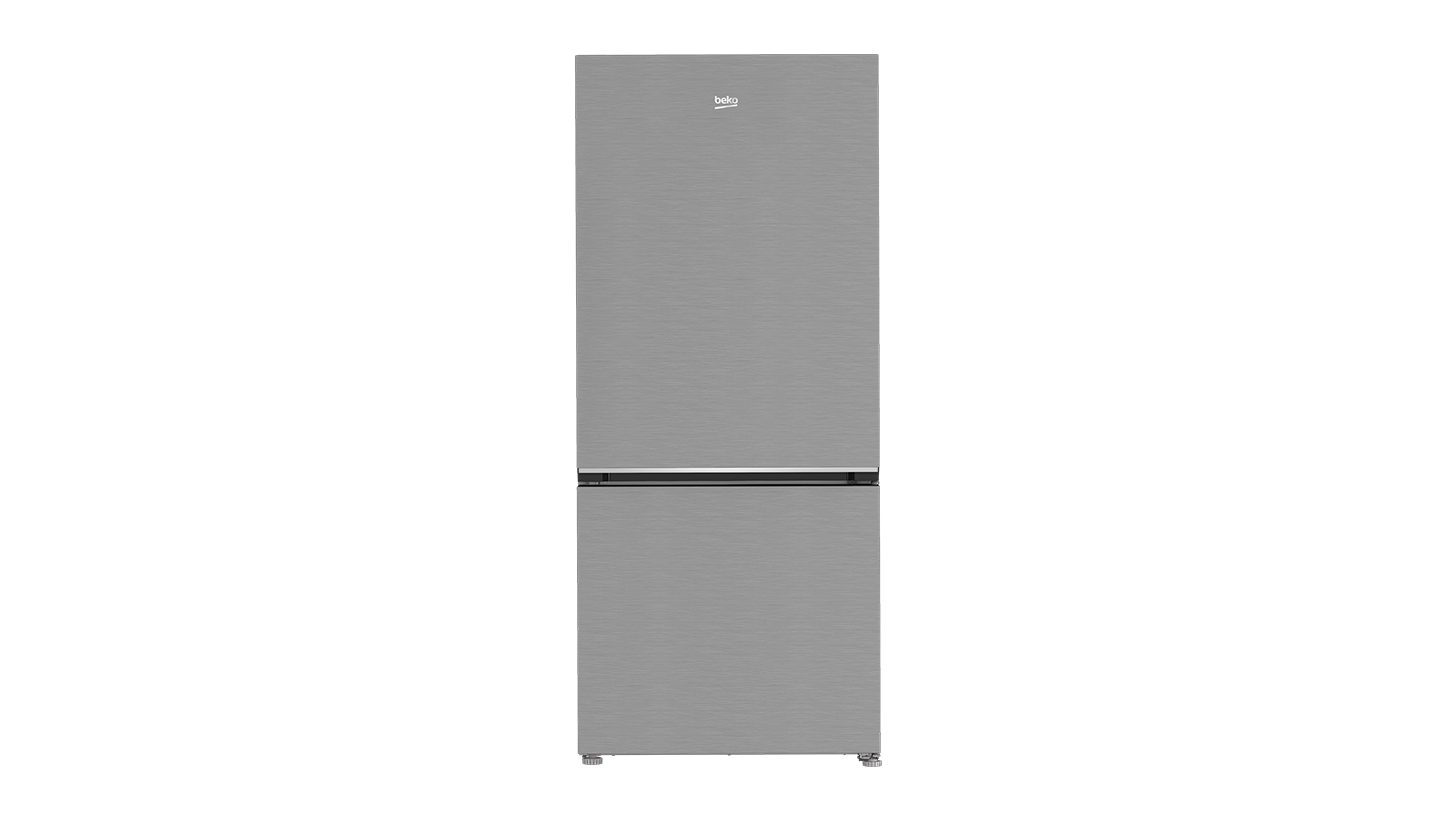 Beko 445L Bottom Mount Fridge Freezer - Pearl Steel (BBMB445PX)