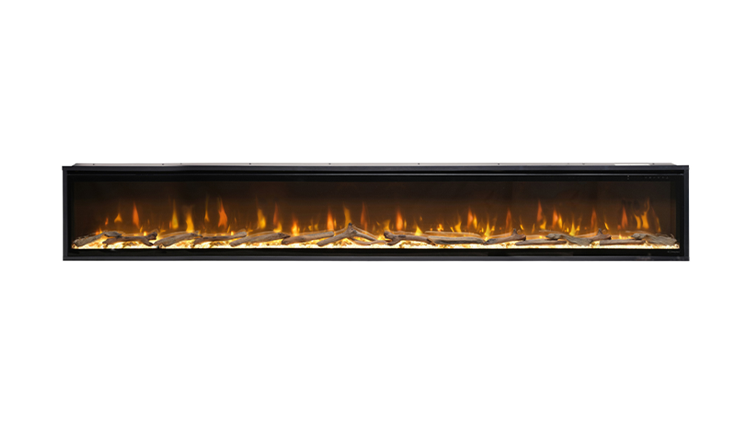 A front view of the Real Flame electric fireplace