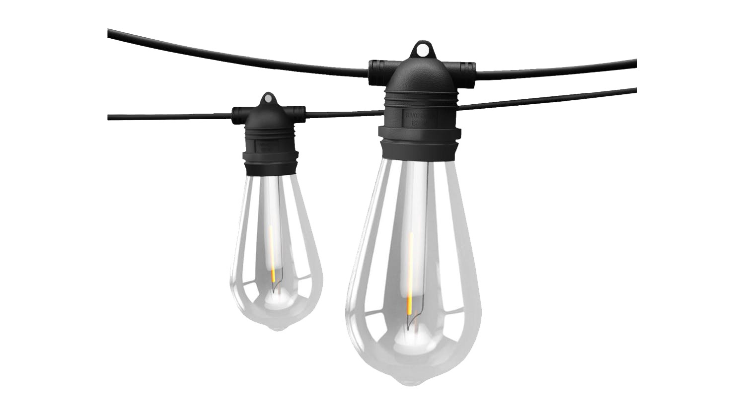 TSB Living Fixed Socket LED Festoon Light String ST64 11W 22m - Warm White