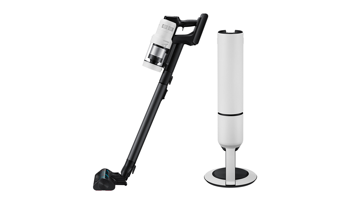 Samsung Bespoke Jet AI Ultra Elite Handstick Vacuum Cleaner with All-in-one Clean Station - Satin Greige (VS90F40DBG/SA)