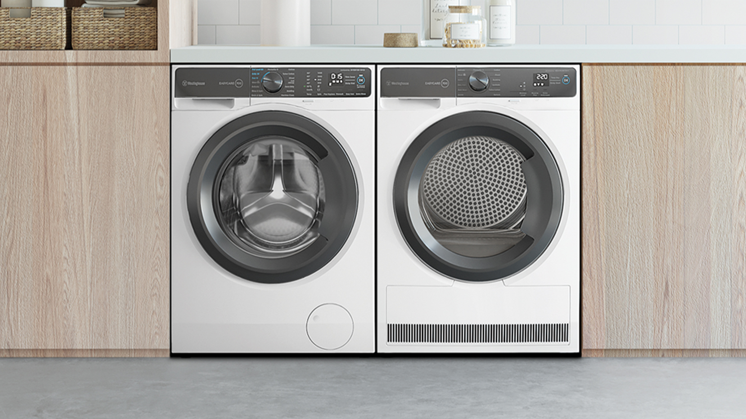 Westinghouse 9kg Heat Pump Condenser Dryer with 12 Programs - White (WDH904N7WA)