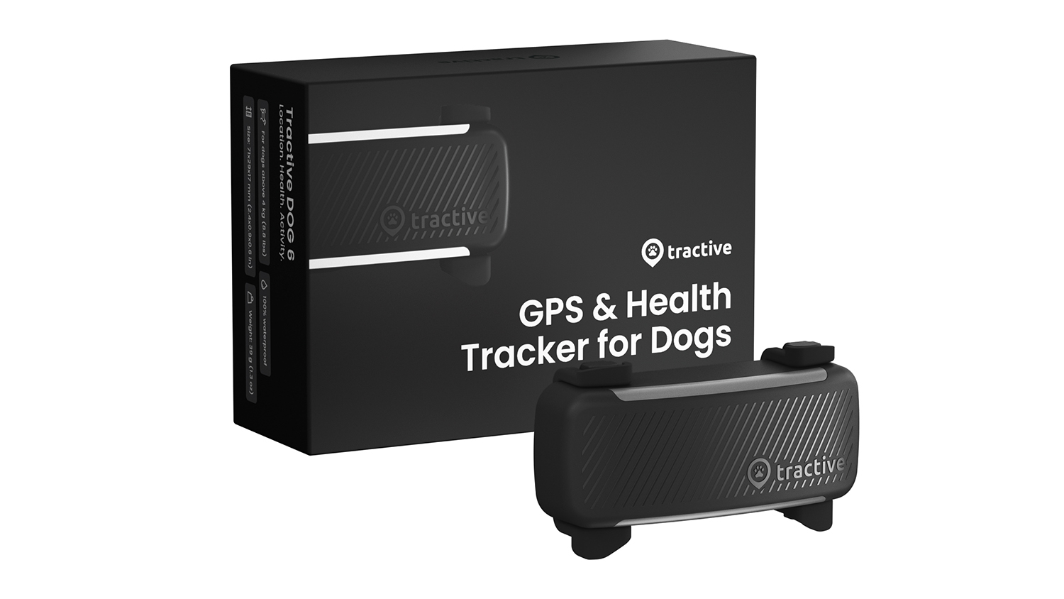 Tractive Dog 6 GPS Tracker - Black (51890)