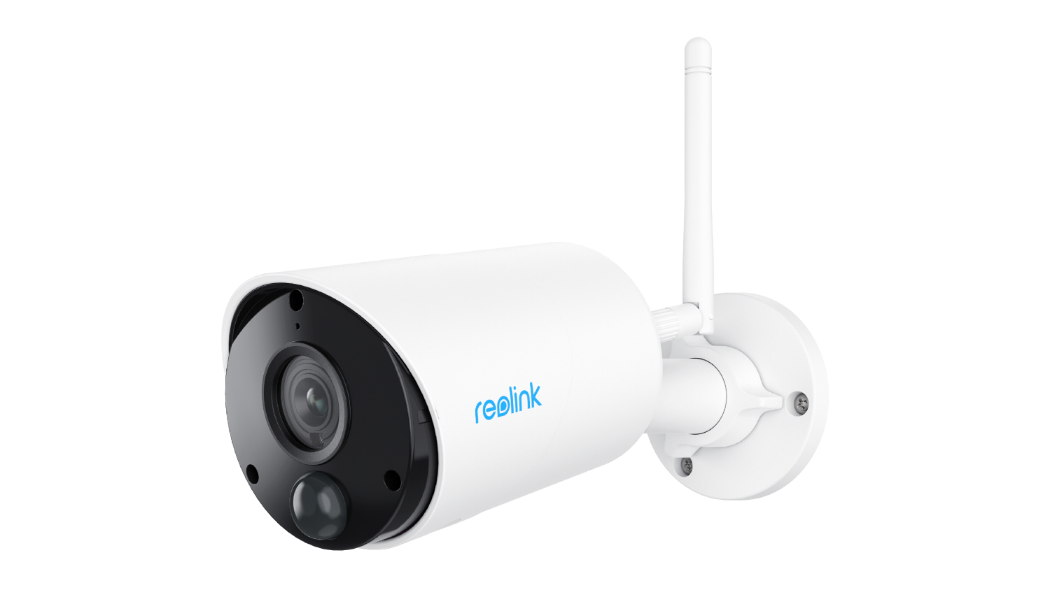 Reolink Argus Eco 2304 x 1296 3MP Wire-Free Outdoor Security Camera with Two-Way Audio, Infrared Detection, Solar Power 2pcs.
