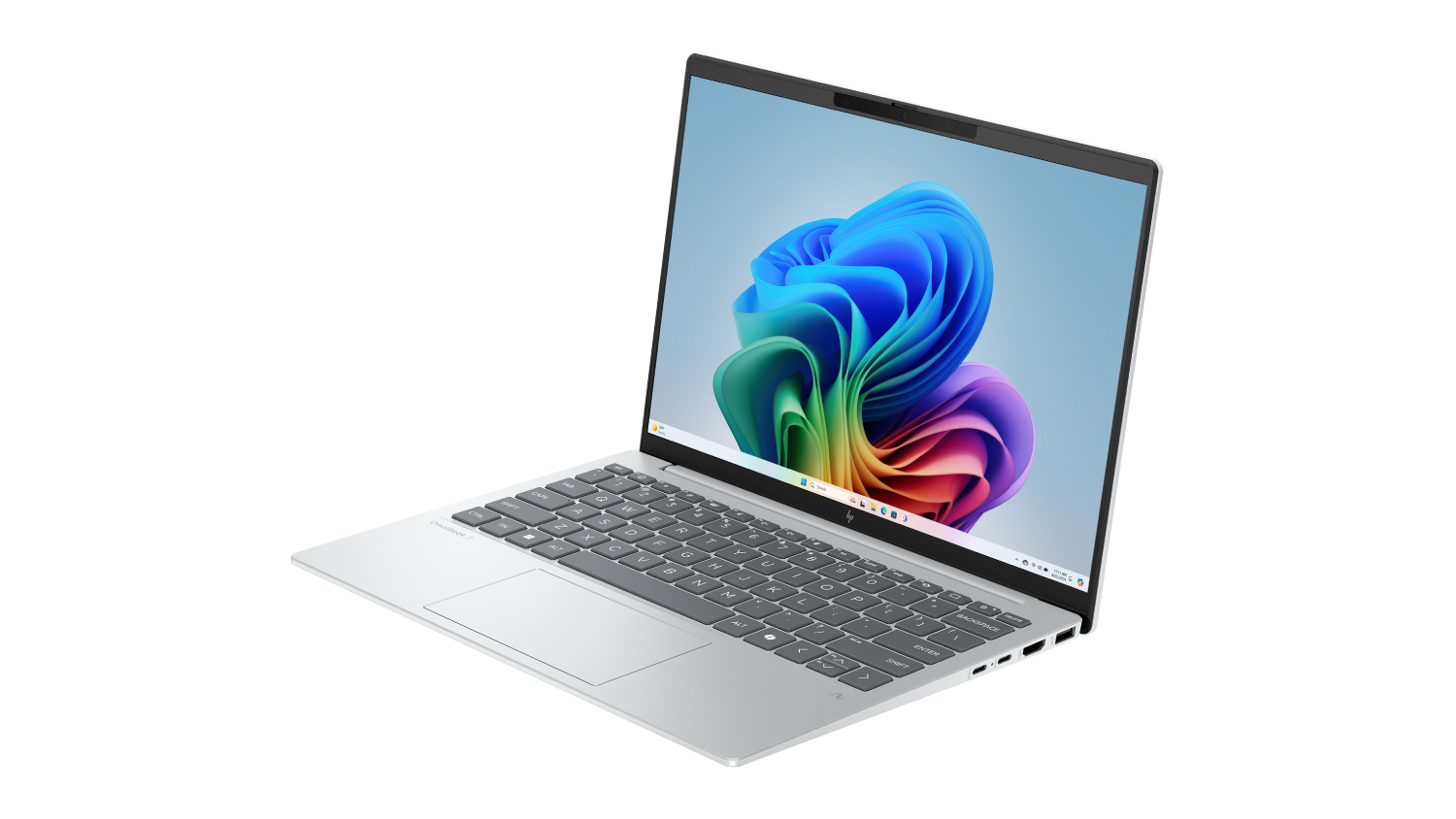HP OmniBook 7 Aero 13.3" Laptop - AMD Ryzen AI 5 16GB-RAM 512GB-SSD Copilot+ PC - Glacier Silver (13-bg1008AU)
