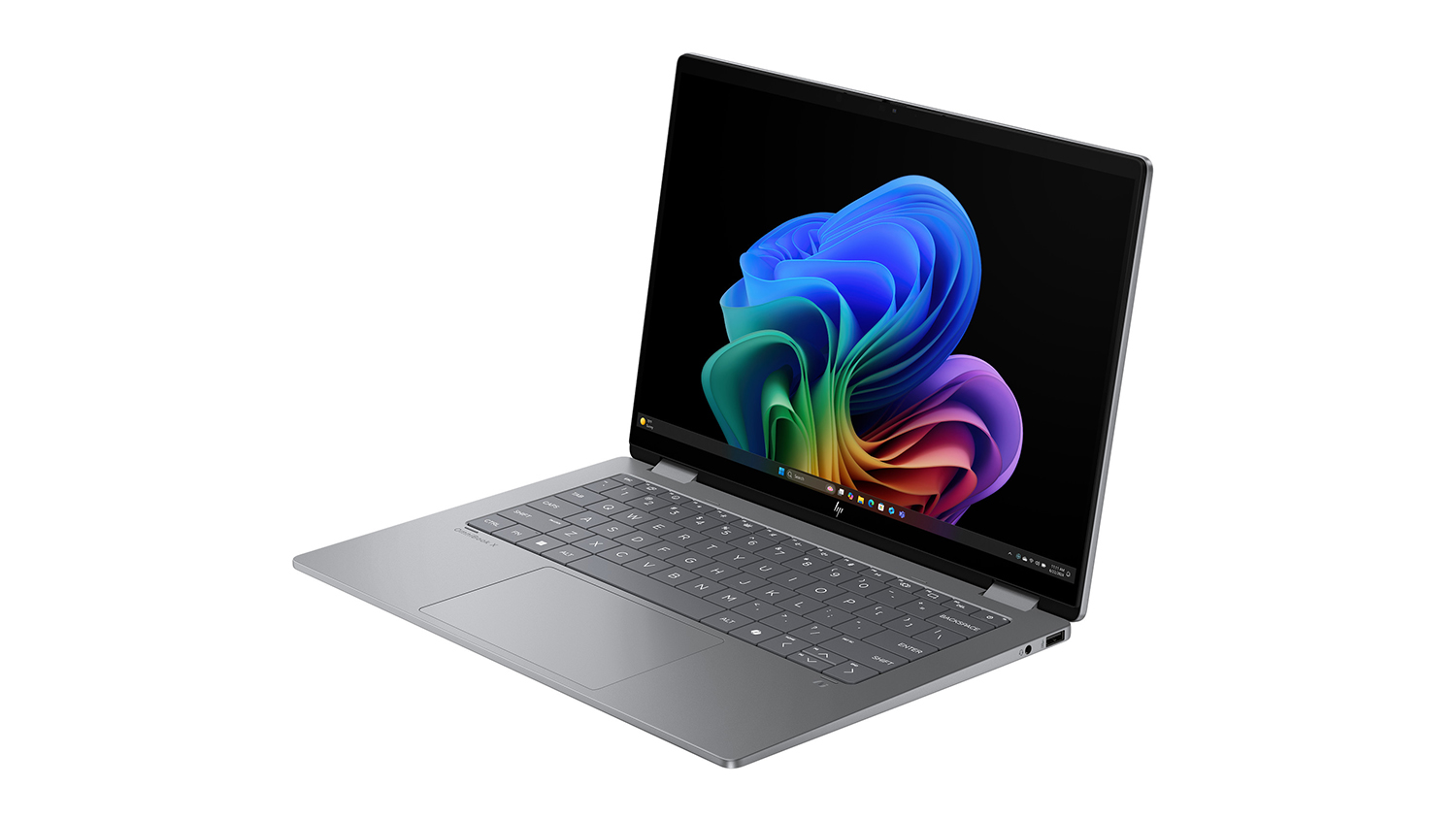 HP OmniBook X Flip 14" 2-in-1 Laptop - AMD Ryzen AI 7 32GB-RAM 1TB-SSD Copilot+ PC - Meteor Silver (14-fk0018AU)