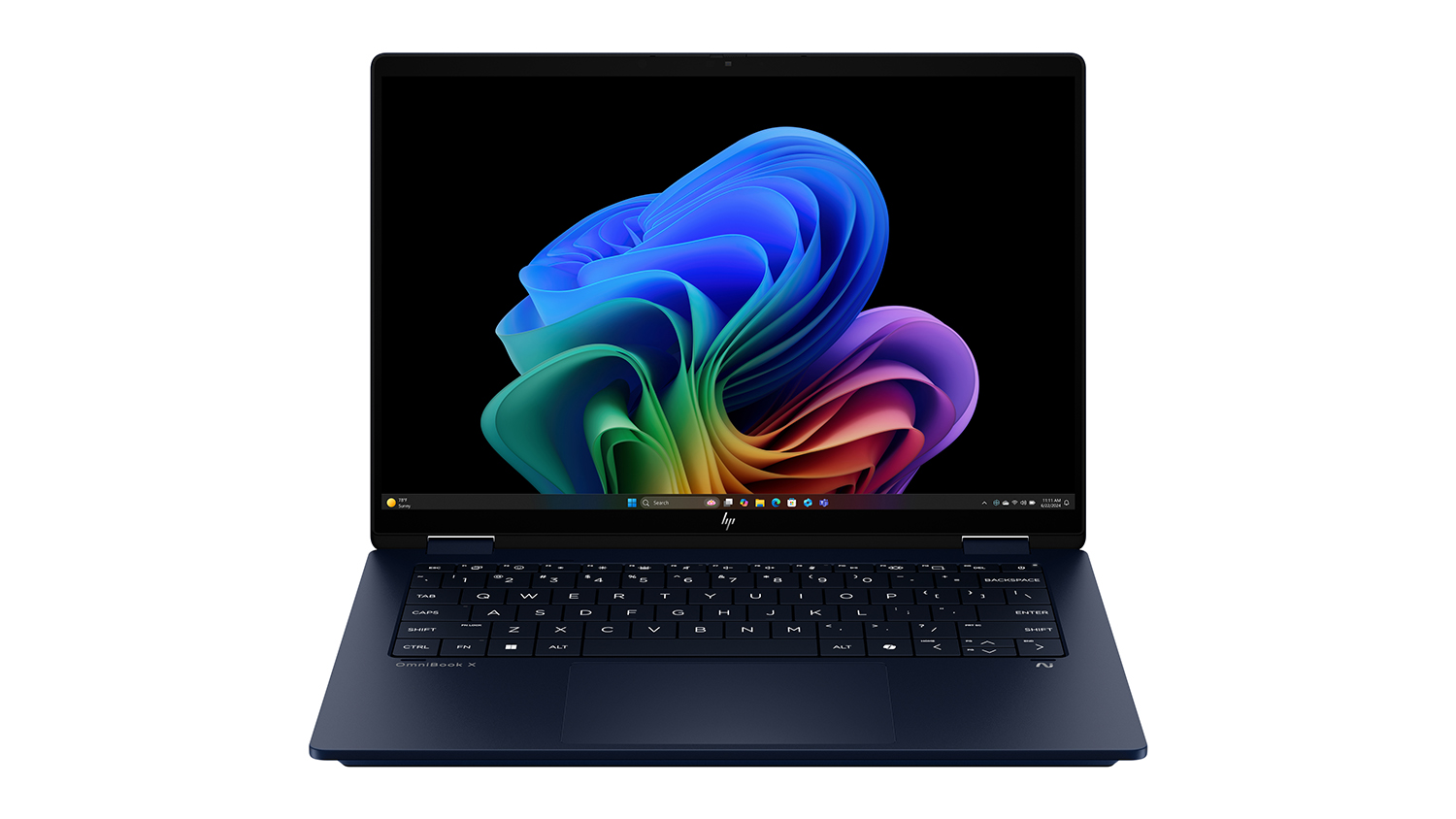 HP OmniBook X Flip 14&quot; 2-in-1 Laptop - Intel Core Ultra 7 16GB-RAM 512GB-SSD Copilot+ PC - Atmospheric Blue (14-fm0020TU)