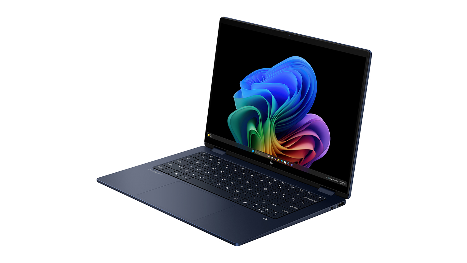 HP OmniBook X Flip 14" 2-in-1 Laptop - Intel Core Ultra 5 16GB-RAM 512GB-SSD Copilot+ PC - Atmospheric Blue (14-fm0024TU)