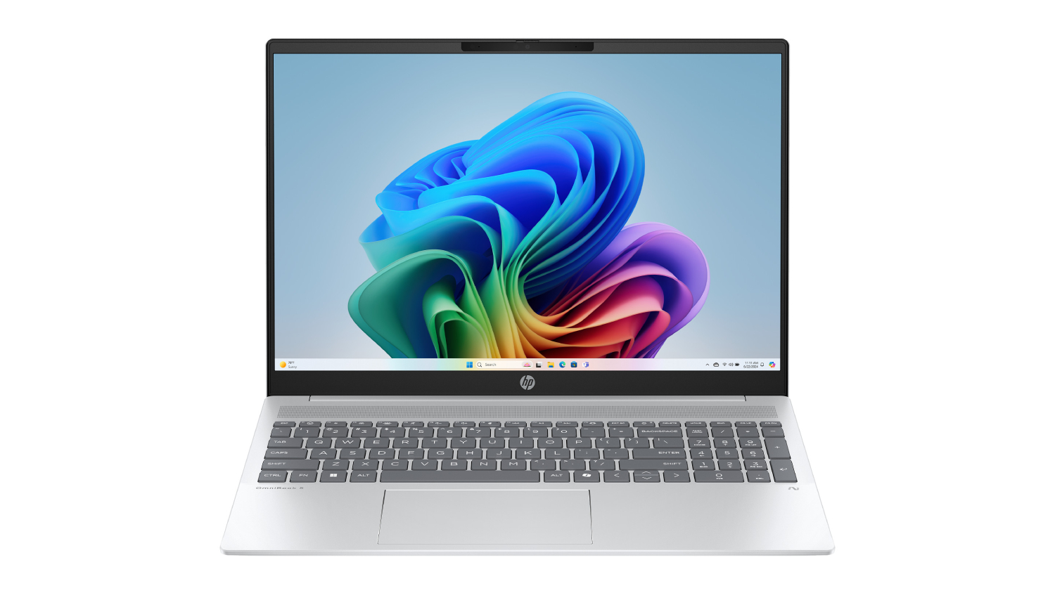 HP OmniBook 5 16" Laptop - AMD Ryzen AI 7 32GB-RAM 1TB-SSD Copilot+ PC - Glacier Silver (16-ag1002AU)