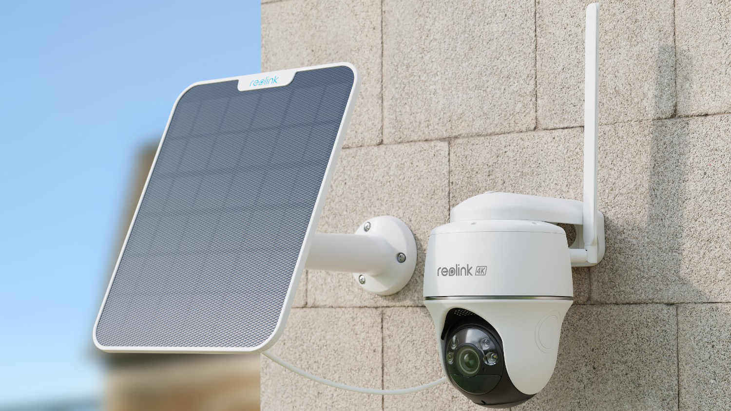 Reolink Go Ultra 1080P 2MP Smart Wireless PT Outdoor Security Camera with Solar Power, 4G Connectivity
