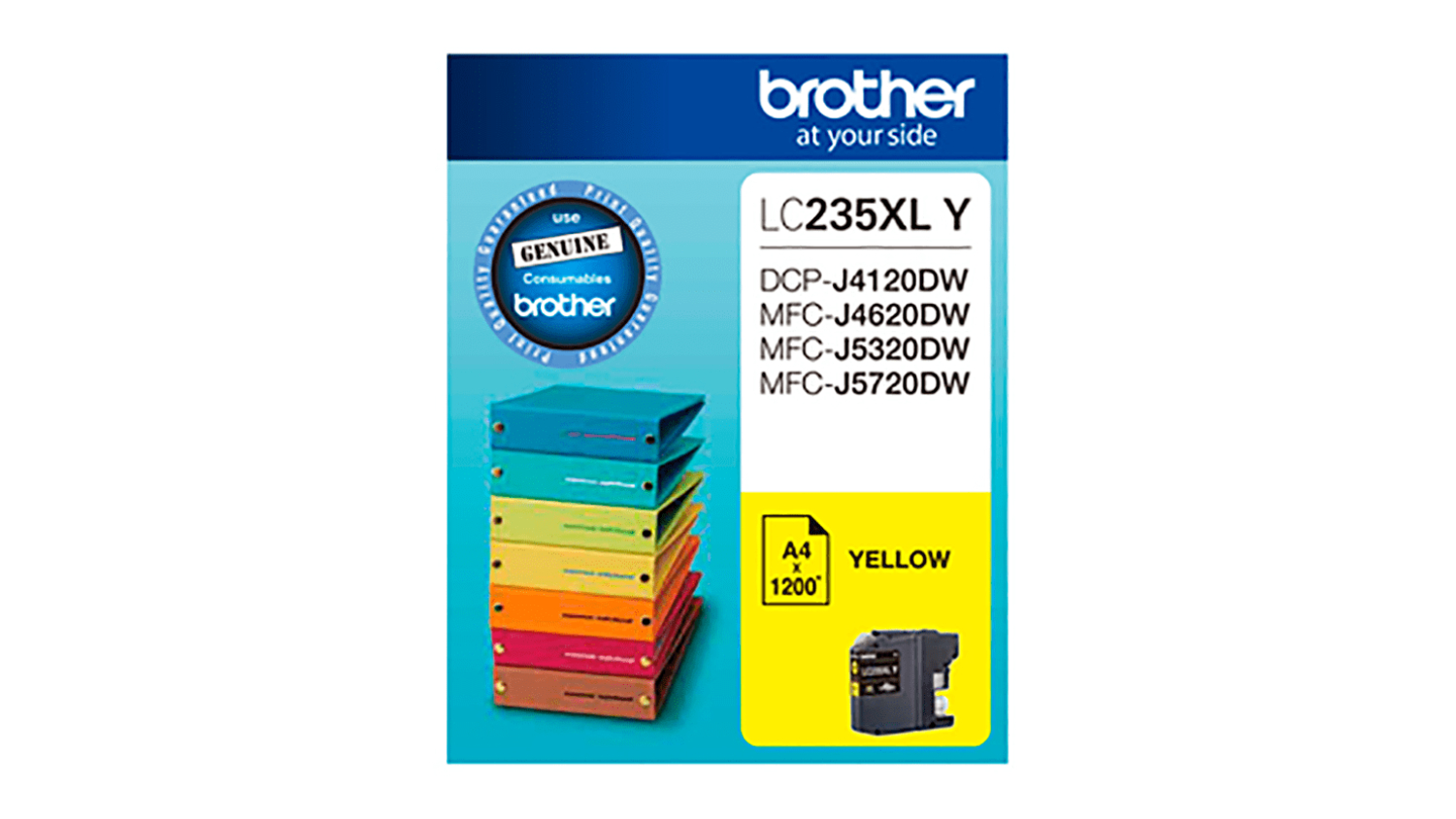 Brother Printer Ink Cartridge - Yellow (LC235XL)