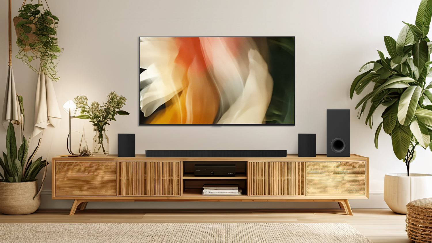 LG 65" M5 Smart 4K OLED evo AI TV (2025) with webOS 25