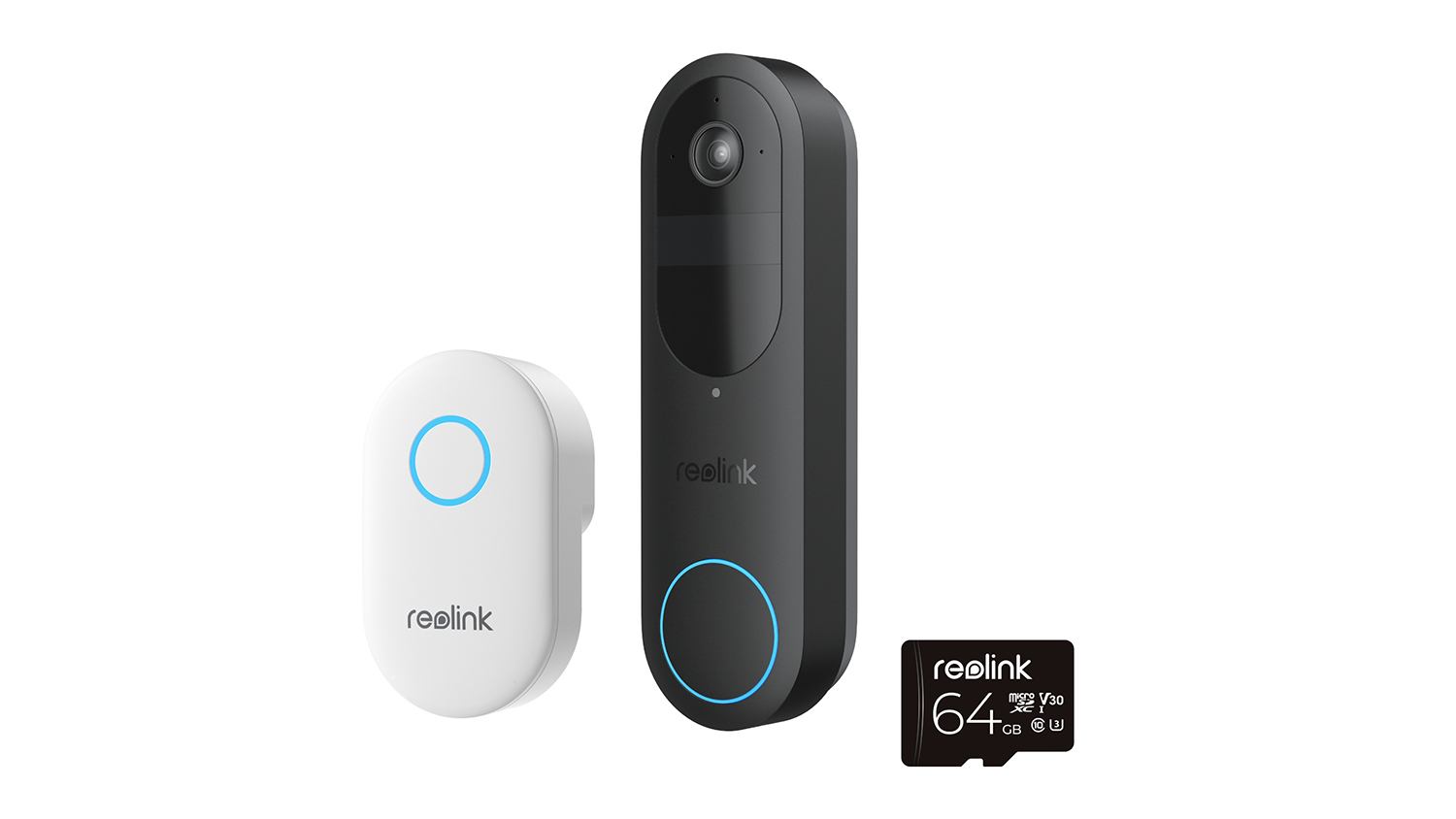 Reolink Battery Video Doorbell WiFi Smart 2K+ Plug-in Wi-Fi Video Doorbell with Chime
