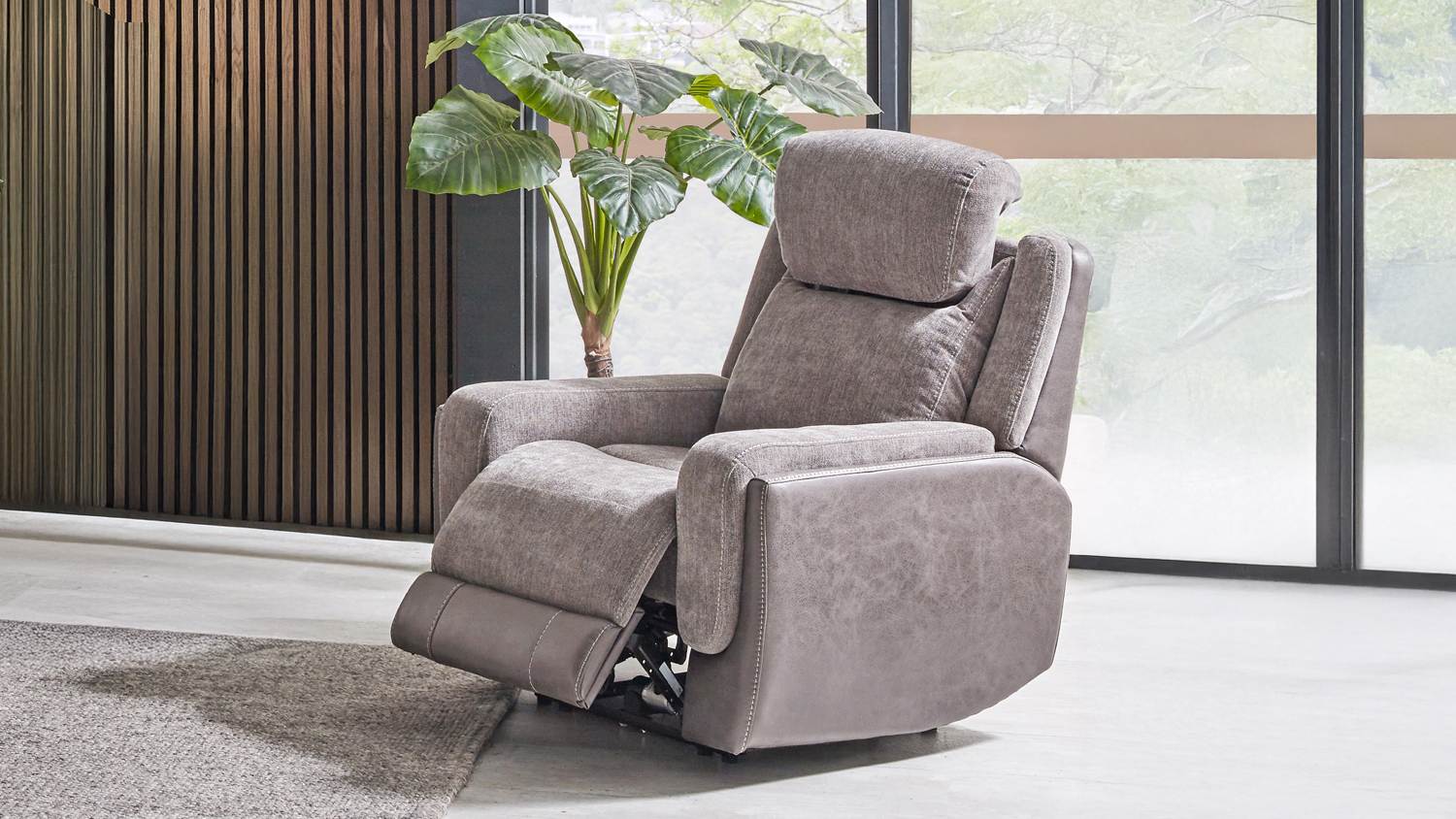 Charlie Fabric Electric Recliner Chair