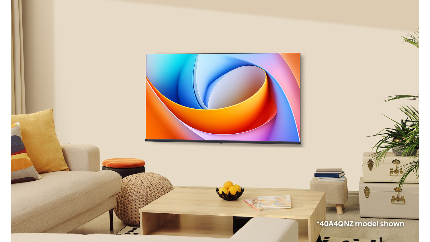  Hisense 32" A4QNZ Smart LED TV (2025) with VIDAA U8.5