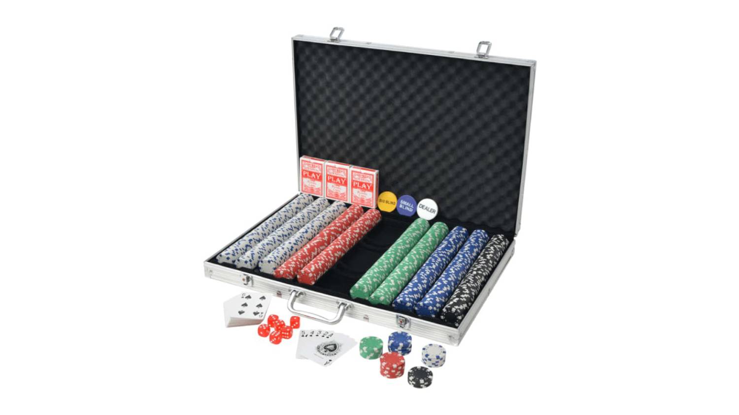 NNEVL Poker Set with 1000 Chips