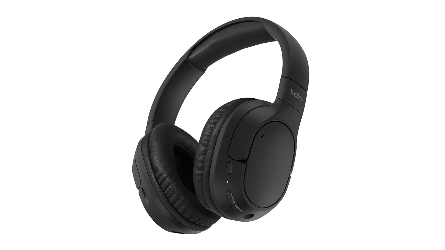 Belkin SoundForm Surround Wireless Over-Ear Headphones - Black (AUD009fqBK)