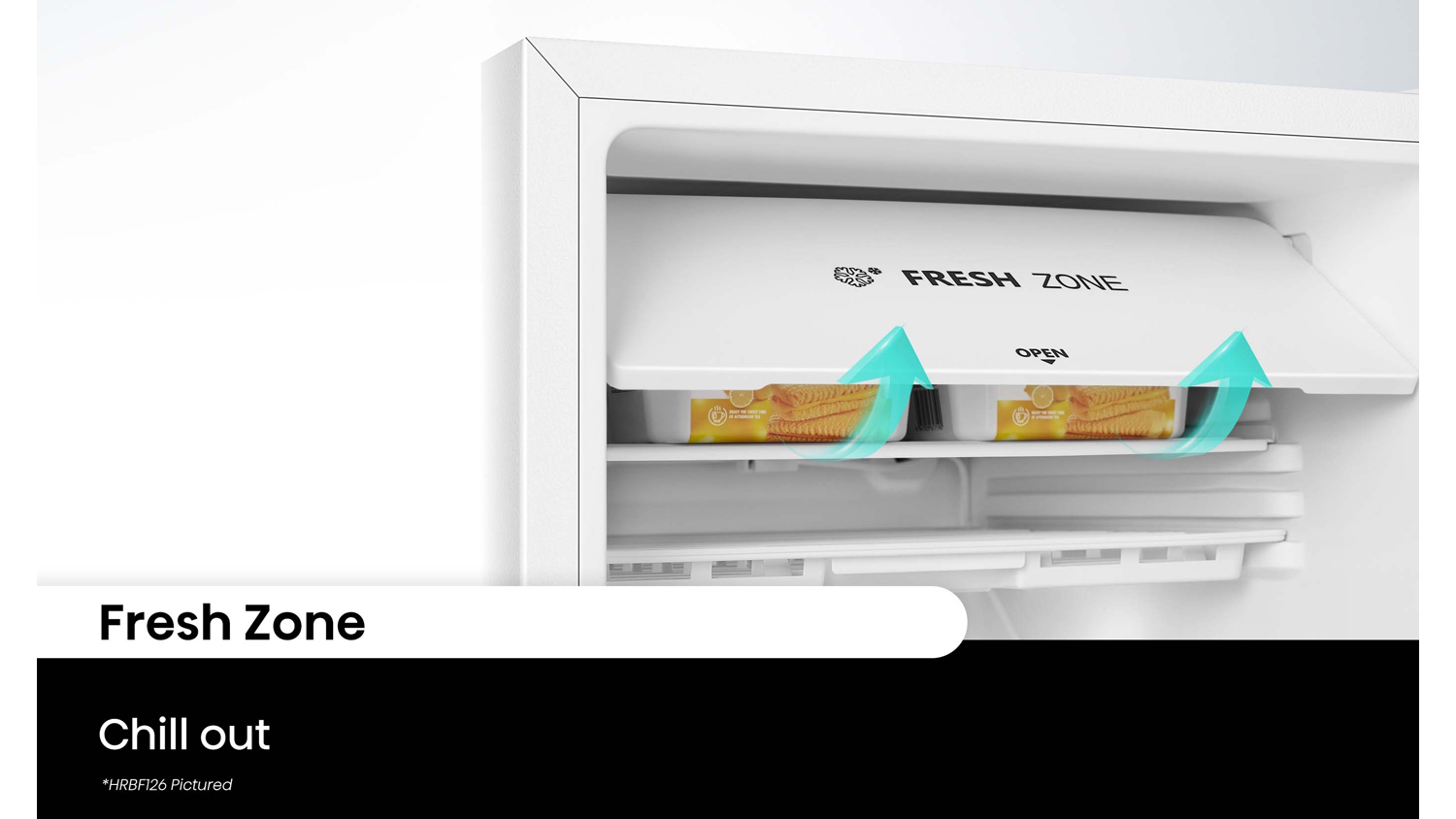 Hisense 124L Bar Fridge - Silver (HRBF126S)