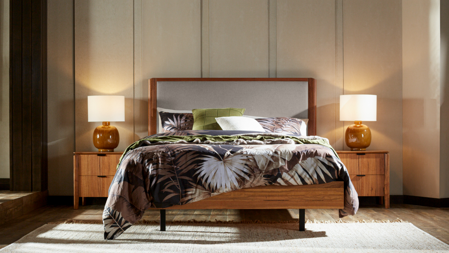 Cory Queen Upholstered Bed Frame