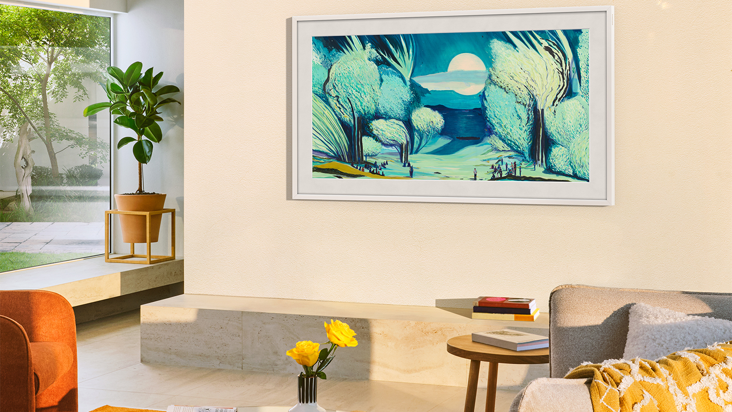 Samsung 55" LS03F The Frame Smart 4K QLED TV (2025) with Tizen OS