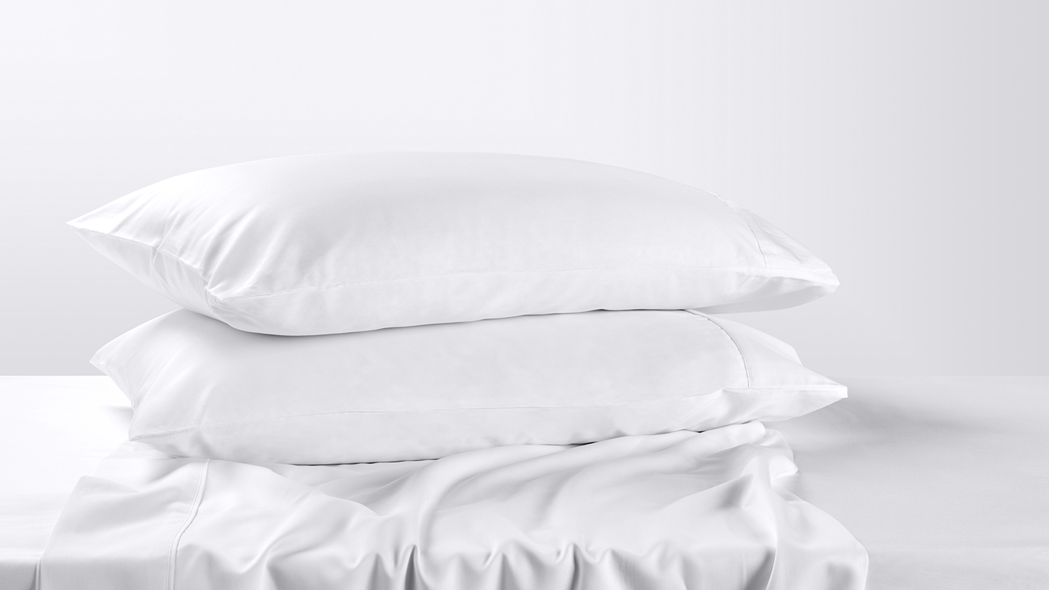 500TC Bamboo Cotton Blend White Sheet Set by Savona