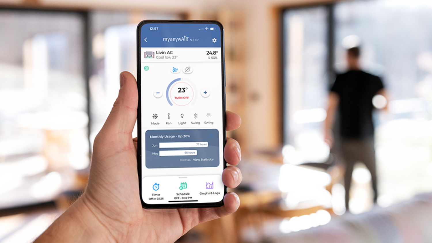 Fujitsu Wi-Fi Adaptor ll/Remote Controller for Heat Pump Air Conditioner