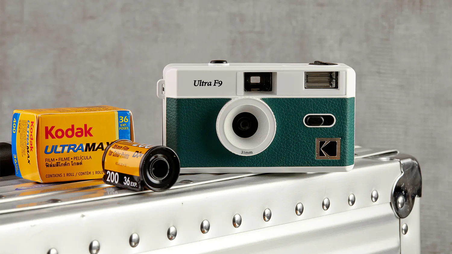 Kodak Ultra F9 Reusable Film Camera Green/White Harvey Norman