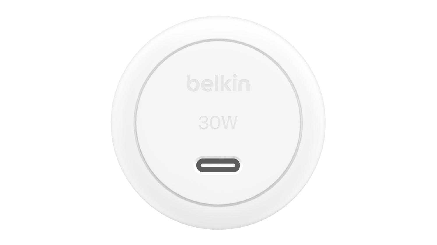 Belkin BoostCharge 30W USB-C Wall Charger with USB-C to USB-C Cable - White (WCA008au1MWH-B6)