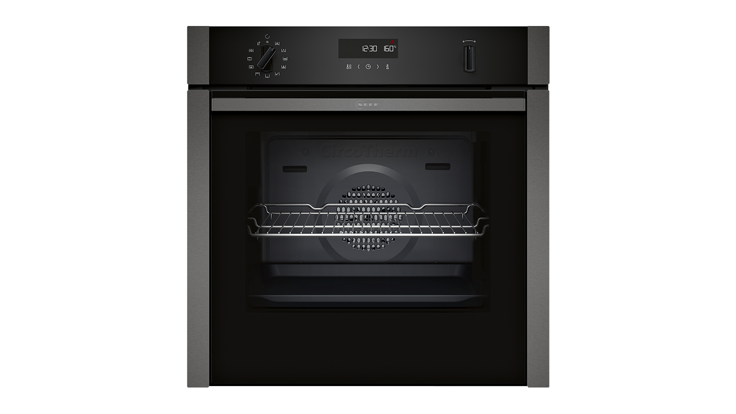 Neff 60cm Built-In Oven with 8 Functions - Graphite Grey (B6ACM7AG7A)