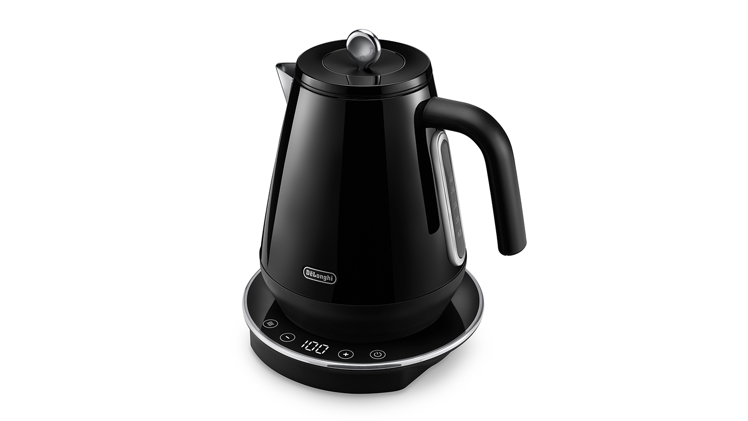 De'Longhi Eclettica SpecialTea Variable Temperature 1.7L Kettle - Black (KBY2011.BK)