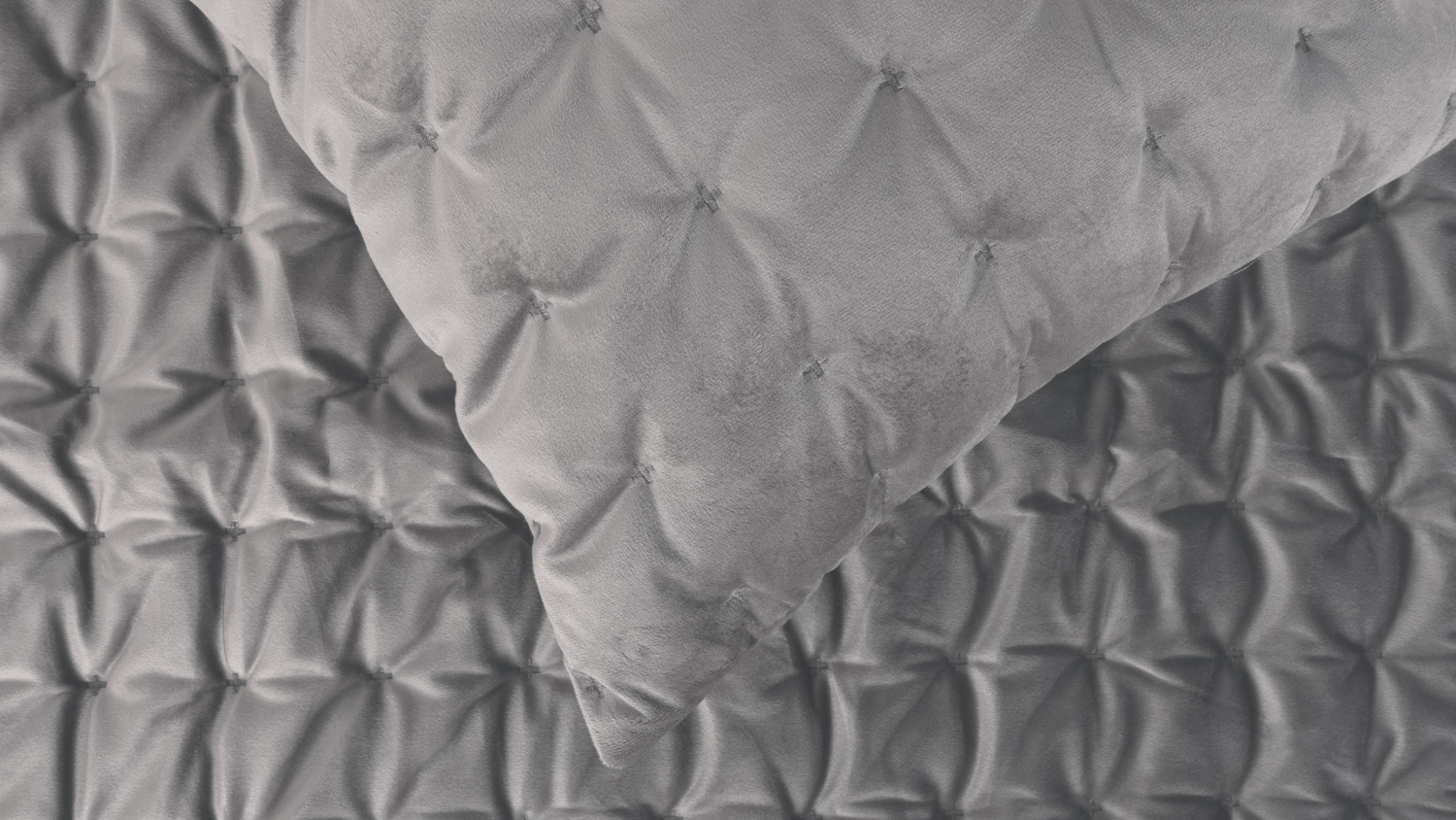 Zephyr Grey Coverlet Set by L'Avenue